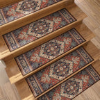 Bohemian Stair Tread Mats 04 – 29.9 × 7.9 in