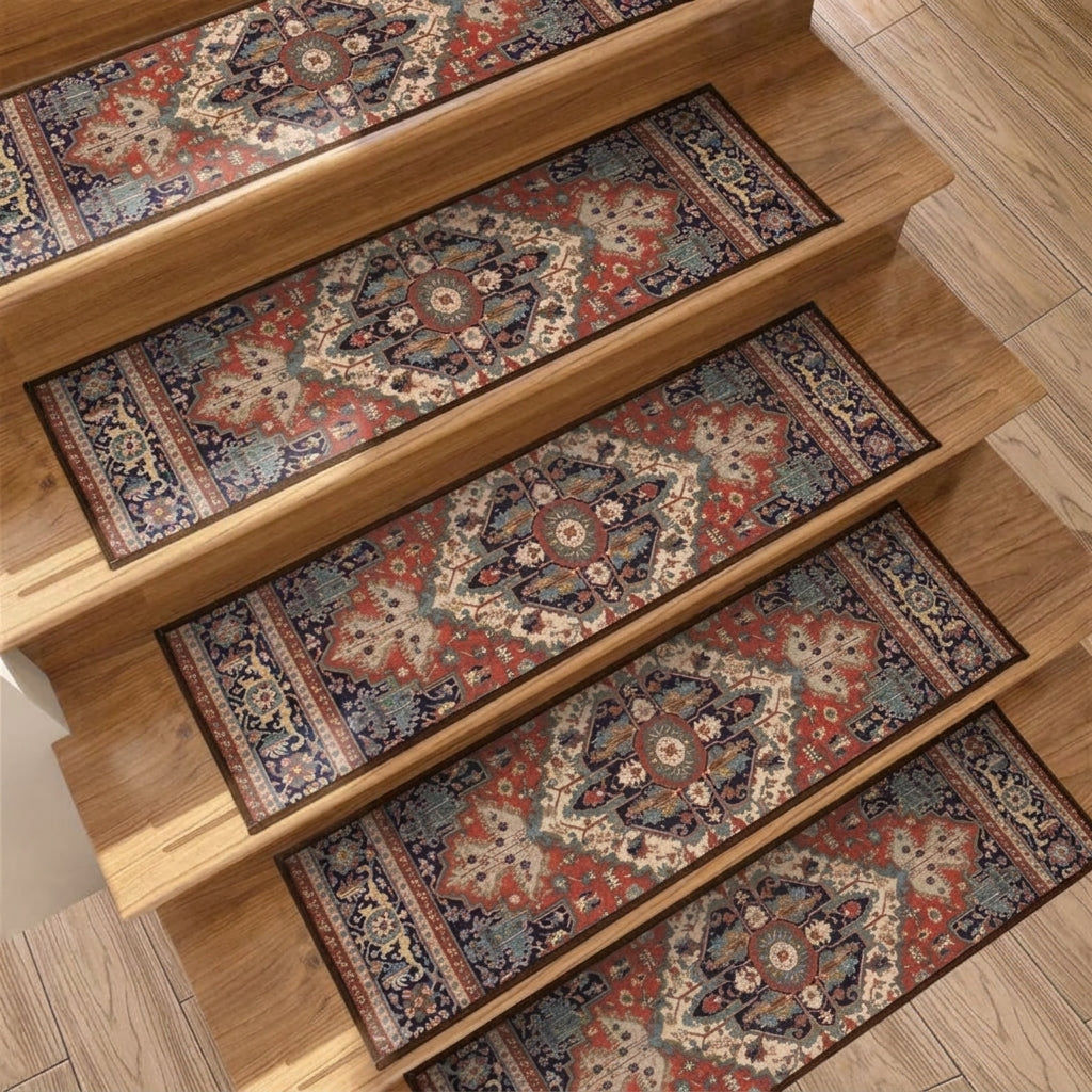 Bohemian Stair Tread Mats 04 – 29.9 × 7.9 in