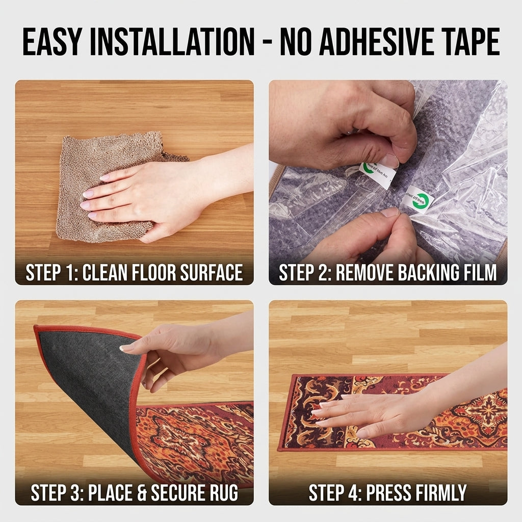 Bohemian Stair Tread Mats 01 – 29.9 × 7.9 in