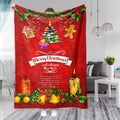 Christmas Cartoon Flannel Throw Blanket