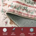Christmas Faux-Wool Rug & Hallway Runner
