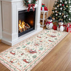 Christmas Faux-Wool Rug & Hallway Runner