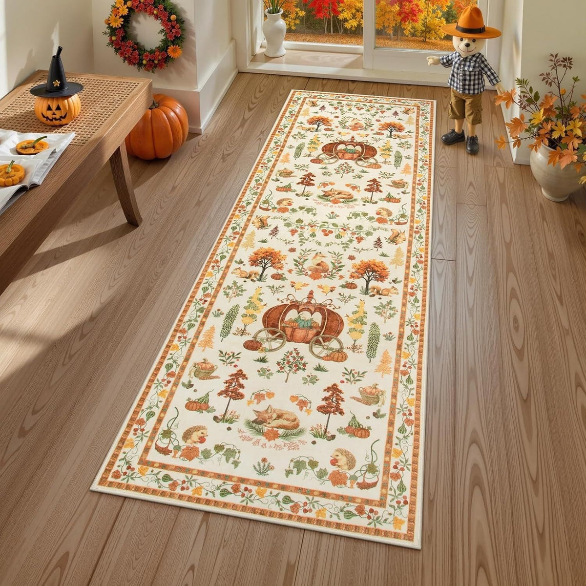 Christmas Faux-Wool Rug & Hallway Runner