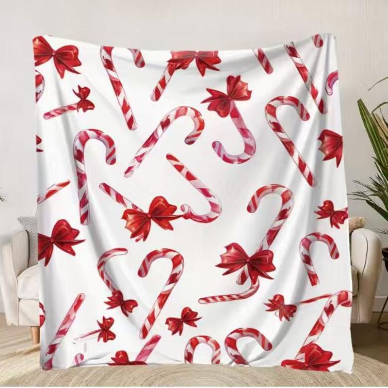 Christmas Pattern Flannel Throw Blanket