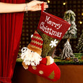 Large Christmas Lettering Santa Christmas Stocking