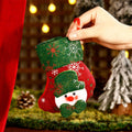 Small Red Snowman Christmas Stocking