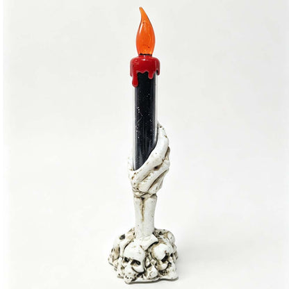 Gothic Skeleton Hand LED Candle Lamp Halloween Table Decor