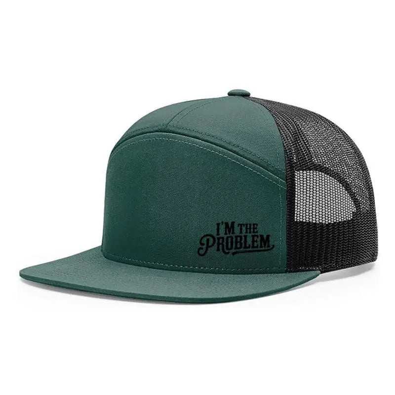 I'm The Problem 7-Panel Trucker Hat Unisex