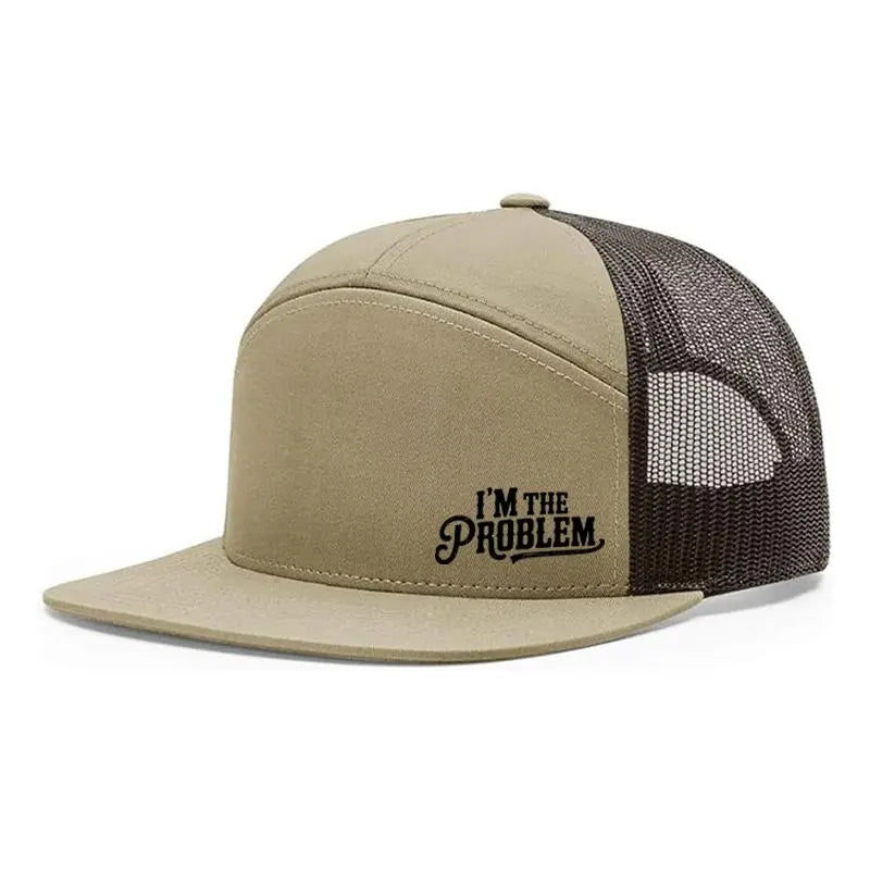 I'm The Problem 7-Panel Trucker Hat Unisex