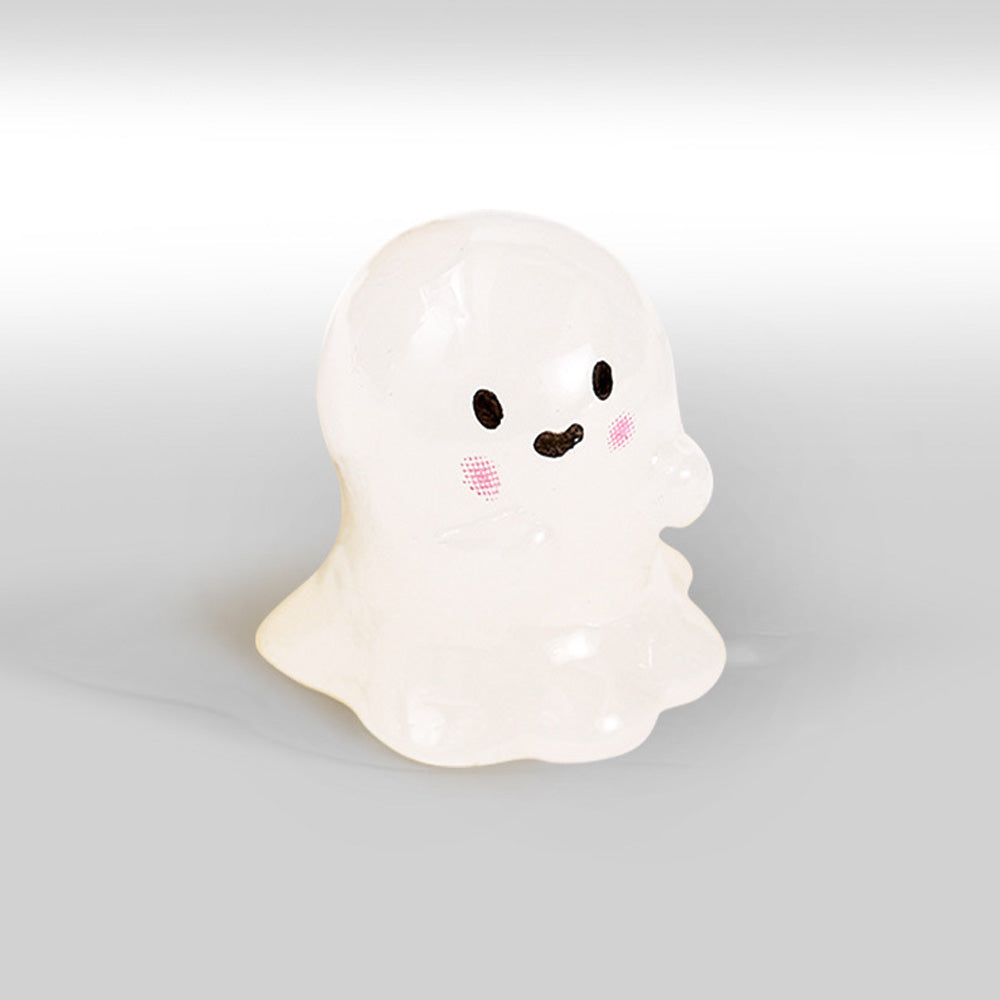 Mini Luminous Halloween Ghost and Pumpkin Resin Ornaments