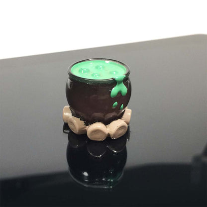 Mini Luminous Halloween Ghost and Pumpkin Resin Ornaments
