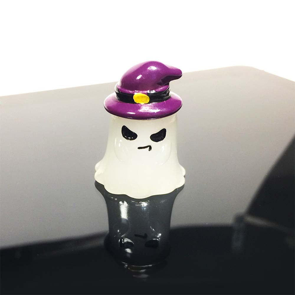 Mini Luminous Halloween Ghost and Pumpkin Resin Ornaments