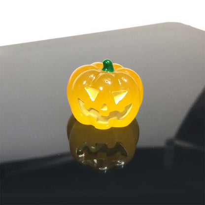 Mini Luminous Halloween Ghost and Pumpkin Resin Ornaments