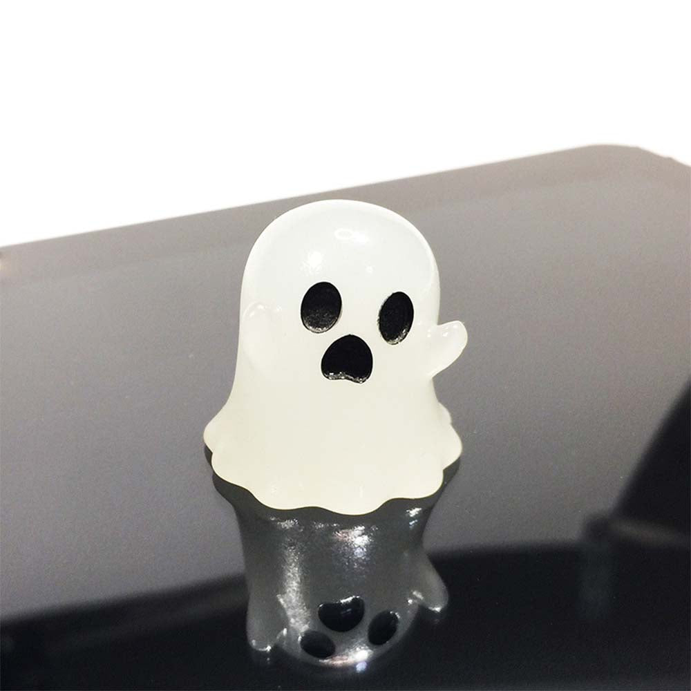 Mini Luminous Halloween Ghost and Pumpkin Resin Ornaments