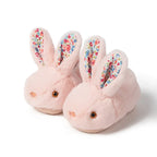 Plush Bunny Ear Slippers for Kids