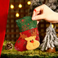 Small Red Reindeer Christmas Stocking