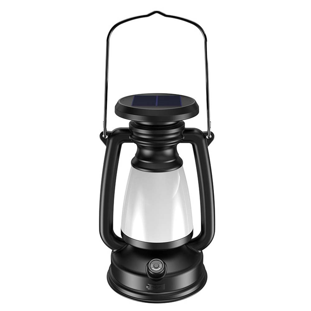 Solar Flame Rope Lantern Mason Jar Garden Decor Outdoor Camping USB Light