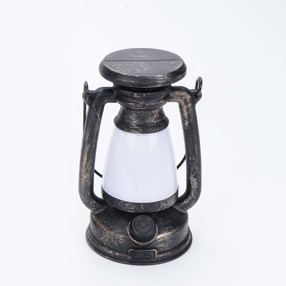Solar Flame Rope Lantern Mason Jar Garden Decor Outdoor Camping USB Light