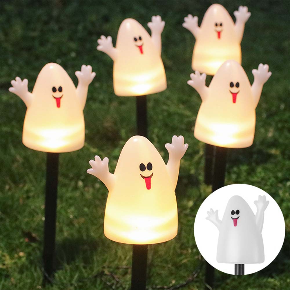 Solar Powered Halloween Garden Stake Lights Outdoor Decor